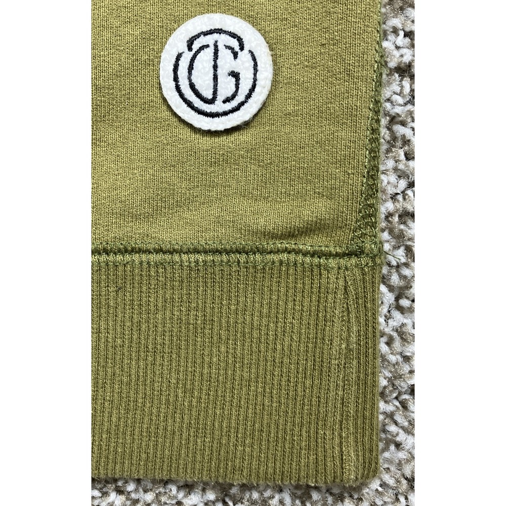 Tanner Goods Canada Heavyweight French Terry Pullover Hoodie Green‎ Size Large - Picture 2 of 8